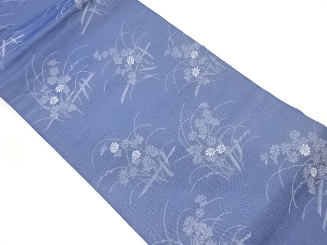 JAPANESE NAGOYA OBI FOR SUMMER / WOVEN KIKU